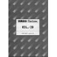 YAMAHA EL-3 Owners Manual YAMAHA EL-3 Owners Manual