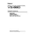 ROLAND VS-880 Owners Manual ROLAND VS-880 Owners Manual
