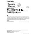 PIONEER S-IC691A/XTW/UC Service Manual PIONEER S-IC691A/XTW/UC Service Manual
