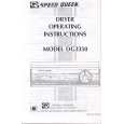 WHIRLPOOL DG3350 Owners Manual WHIRLPOOL DG3350 Owners Manual