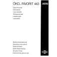 AEG FAV443SGA Owners Manual AEG FAV443SGA Owners Manual