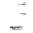 ARTHUR MARTIN ELECTROLUX FE1019N1 Owners Manual ARTHUR MARTIN ELECTROLUX FE1019N1 Owners Manual