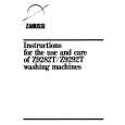 ZANUSSI Z9282T Owners Manual ZANUSSI Z9282T Owners Manual