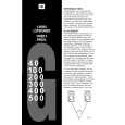 JBL G100 Owners Manual JBL G100 Owners Manual