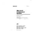 SONY MHC-R700 Owners Manual SONY MHC-R700 Owners Manual