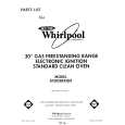 WHIRLPOOL SF302BERW4 Parts Catalog WHIRLPOOL SF302BERW4 Parts Catalog