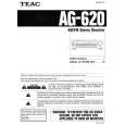 TEAC AG-620 Owners Manual TEAC AG-620 Owners Manual