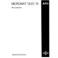 AEG MCDUO15-W/EURO Owners Manual AEG MCDUO15-W/EURO Owners Manual