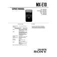 SONY MXE10 Service Manual SONY MXE10 Service Manual