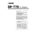BOSS DR-770 Owners Manual BOSS DR-770 Owners Manual