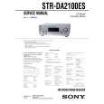 SONY STRDA2100ES Service Manual SONY STRDA2100ES Service Manual