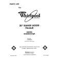 WHIRLPOOL RH2030XXN0 Parts Catalog WHIRLPOOL RH2030XXN0 Parts Catalog