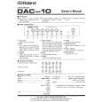 ROLAND DAC-10 Owners Manual ROLAND DAC-10 Owners Manual