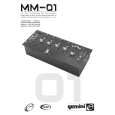 GEMINI MM-01 Owners Manual GEMINI MM-01 Owners Manual