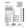 PIONEER VSP200 Owners Manual PIONEER VSP200 Owners Manual