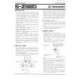 PIONEER SZ92D Owners Manual PIONEER SZ92D Owners Manual