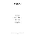 REX-ELECTROLUX FMQ041B Owners Manual REX-ELECTROLUX FMQ041B Owners Manual