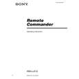 SONY RM-LJ312 Instrukcja Obsługi SONY RM-LJ312 Instrukcja Obsługi