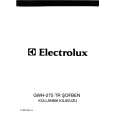 ELECTROLUX GWH275TRB Owners Manual ELECTROLUX GWH275TRB Owners Manual