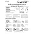 SONY SU40XBR7 Owners Manual SONY SU40XBR7 Owners Manual