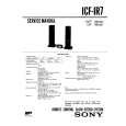 SONY ICF-FR7 Owners Manual SONY ICF-FR7 Owners Manual