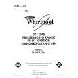 WHIRLPOOL SF3001ERW5 Parts Catalog WHIRLPOOL SF3001ERW5 Parts Catalog