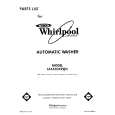 WHIRLPOOL LA5530XPW4 Parts Catalog WHIRLPOOL LA5530XPW4 Parts Catalog
