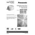 PANASONIC SDRH18 Owners Manual PANASONIC SDRH18 Owners Manual