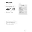 ONKYO HTPL50 Owners Manual ONKYO HTPL50 Owners Manual
