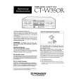 PIONEER CT-W350R Owners Manual PIONEER CT-W350R Owners Manual