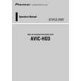 PIONEER AVIC-HD3/XU/EW5 Owners Manual PIONEER AVIC-HD3/XU/EW5 Owners Manual