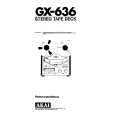 AKAI GX-636 Owners Manual AKAI GX-636 Owners Manual