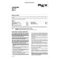 REX-ELECTROLUX RF14T Owners Manual REX-ELECTROLUX RF14T Owners Manual