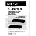 DENON TU-450 Owners Manual DENON TU-450 Owners Manual