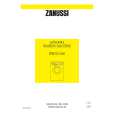 ZANUSSI ZWG3106 Owners Manual ZANUSSI ZWG3106 Owners Manual