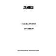 ZANUSSI ZCG568GW Owners Manual ZANUSSI ZCG568GW Owners Manual