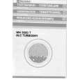 ELECTROLUX WH3000T Owners Manual ELECTROLUX WH3000T Owners Manual