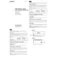 SONY SDX500CWM Owners Manual SONY SDX500CWM Owners Manual