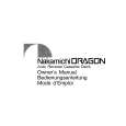 NAKAMICHI DRAGON Owners Manual NAKAMICHI DRAGON Owners Manual