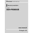 PIONEER DEH-P6080UB/X1F/BR Owners Manual PIONEER DEH-P6080UB/X1F/BR Owners Manual