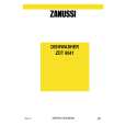 ZANUSSI ZDT6041 Owners Manual ZANUSSI ZDT6041 Owners Manual