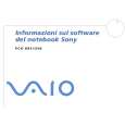 SONY PCG-GR215SK VAIO Software Manual SONY PCG-GR215SK VAIO Software Manual