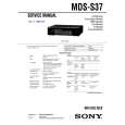 SONY MDS-S37 Service Manual SONY MDS-S37 Service Manual