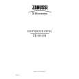 ZANUSSI ZR66/4SI Owners Manual ZANUSSI ZR66/4SI Owners Manual