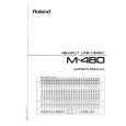 ROLAND M-480 Owners Manual ROLAND M-480 Owners Manual