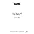 ZANUSSI ZCF100-2 Owners Manual ZANUSSI ZCF100-2 Owners Manual