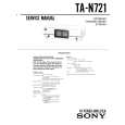 SONY TA-N72A Service Manual SONY TA-N72A Service Manual