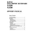 KAWAI X130 Owners Manual KAWAI X130 Owners Manual