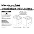 WHIRLPOOL KERC607GAL1 Installation Manual WHIRLPOOL KERC607GAL1 Installation Manual