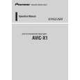 PIONEER AVIC-X1/XU/EW Owners Manual PIONEER AVIC-X1/XU/EW Owners Manual